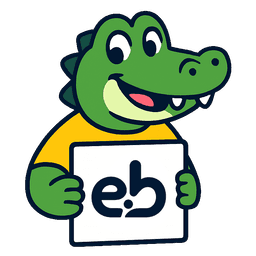 Yibi holding the logo